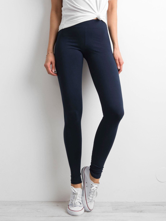 Temno modri Basic leggingi