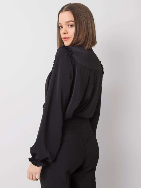 Elegantna črna bluzica OCH BELLA