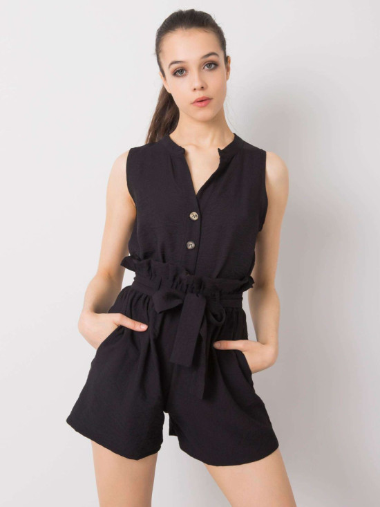 Črni casual komplet RUE PARIS