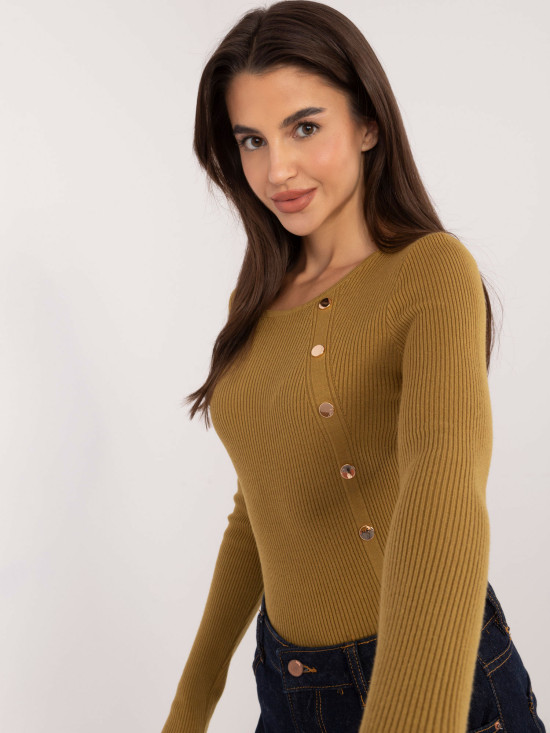 Elegantni olivni pulover