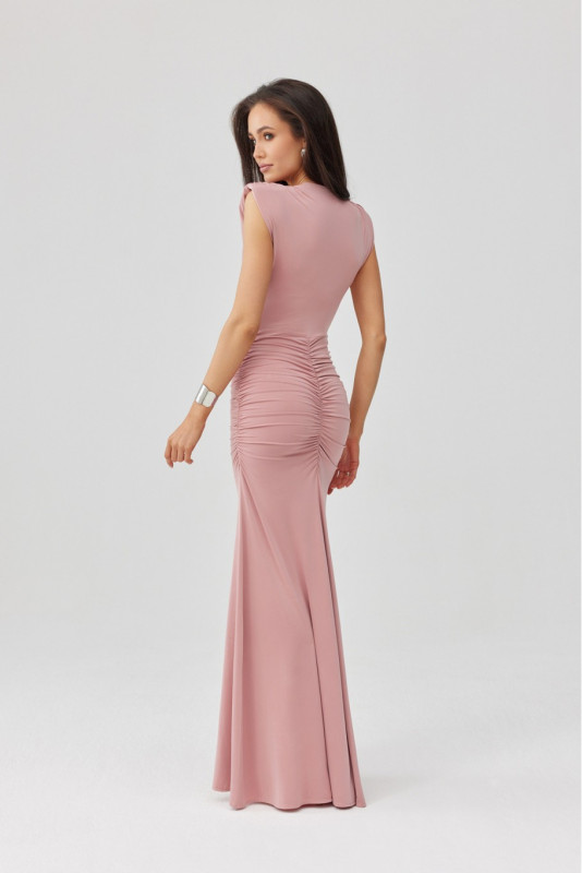 Roza maxi obleka Noelia