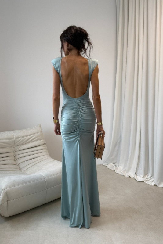 Aurelia – maxi obleka v mint barvi