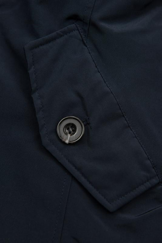 Temno modra parka za jesen/zimo z odstranljivo podlogo