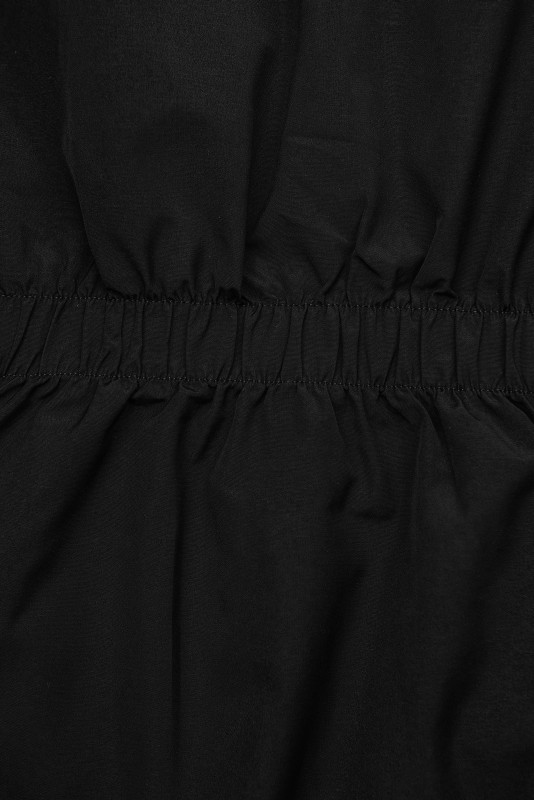 Črna obojestranska jakna s pepita vzorcem