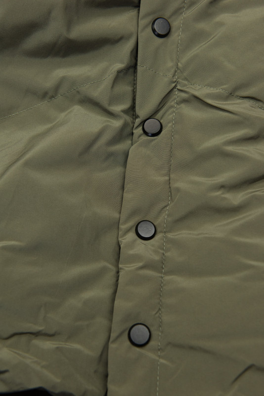 Olivnozelena dolga zimska bunda