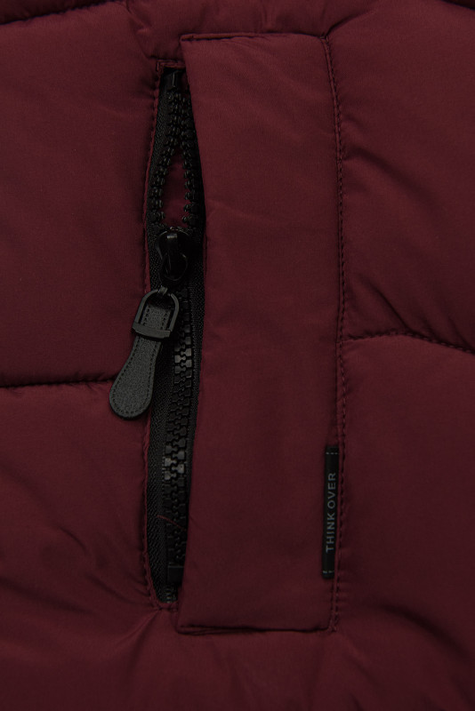 Zimska jakna s kapuco EVEREST bordo