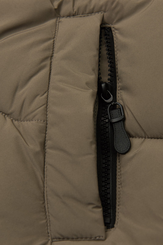 Zimska jakna s kapuco EVEREST rjava