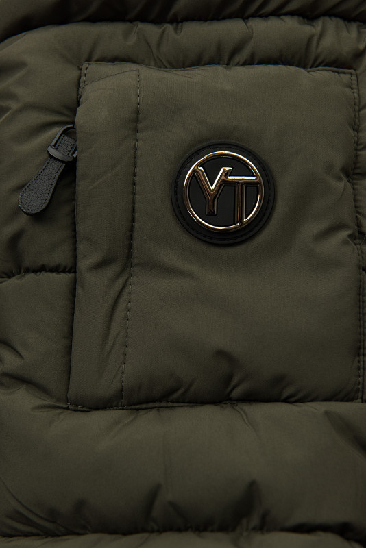 Zimska jakna s kapuco EVEREST khaki