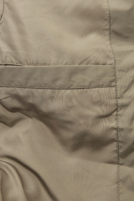 Elegantna zimska bunda s krznom, bež