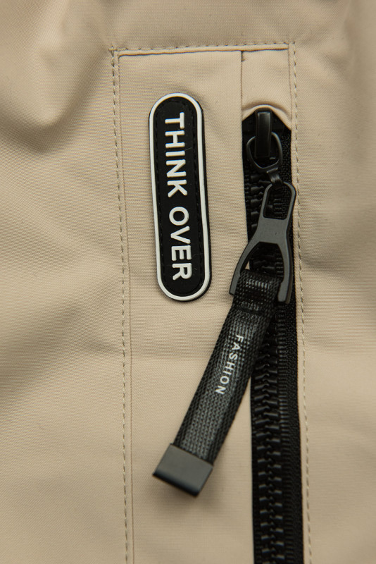 Ženska prehodna parka s kapuco – Bež