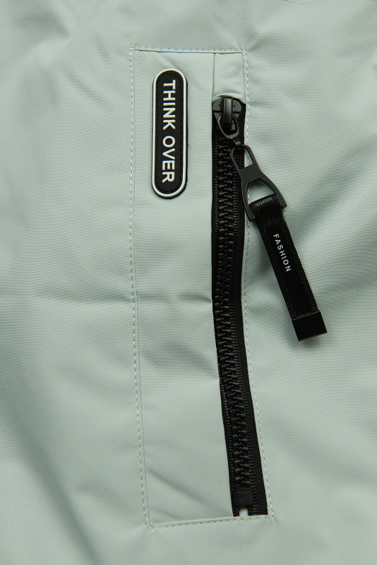 Ženska prehodna parka s kapuco – Mentol