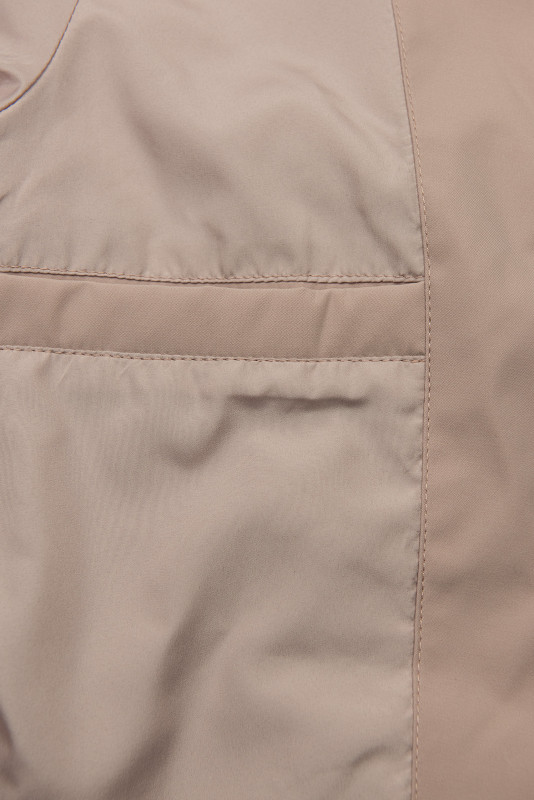 Ženska prehodna jakna s kapuco starorožnata