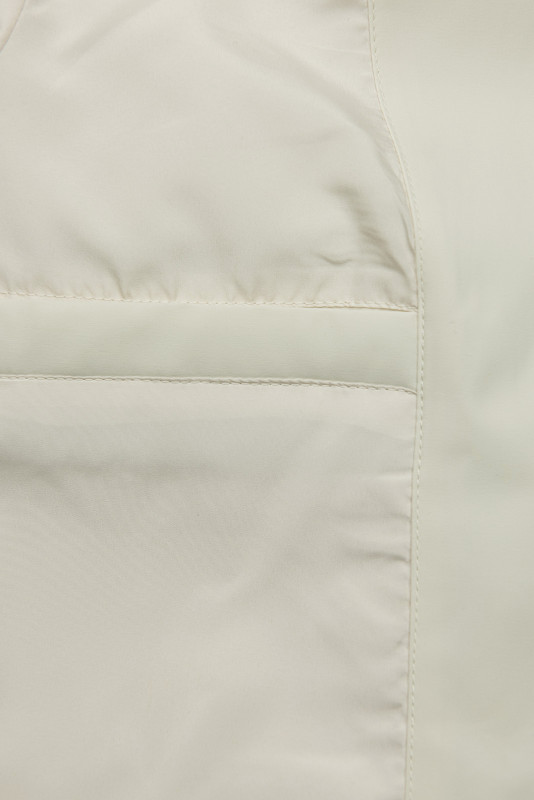 Ženska prehodna jakna s kapuco ecru