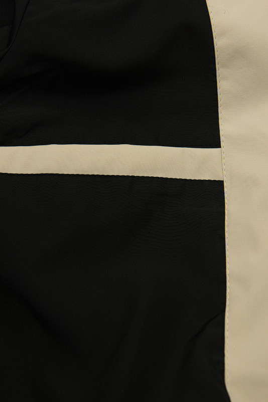 Ženska prehodna parka s snemljivo kapuco bež