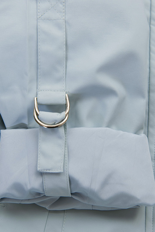 Svetlo modra parka za pomlad/jesen