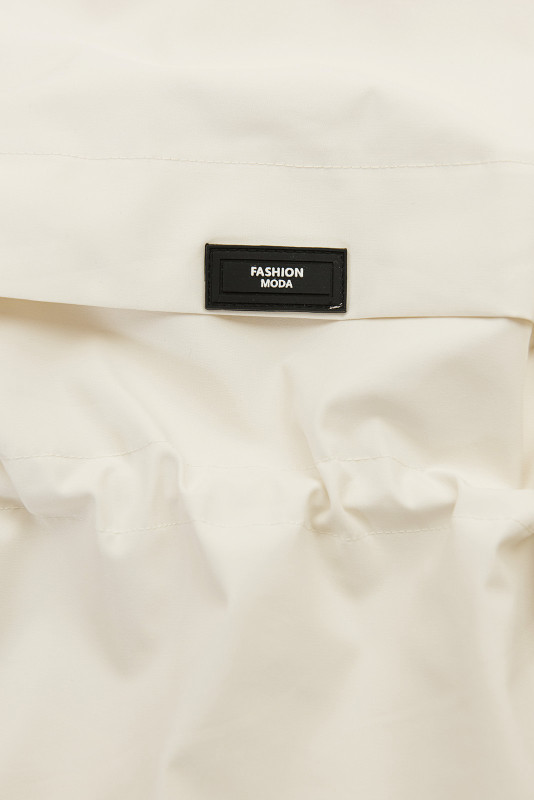 Krem bela parka za pomlad/jesen