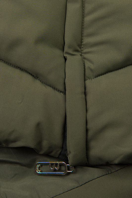 Zimska jakna s kapuco SNOW khaki
