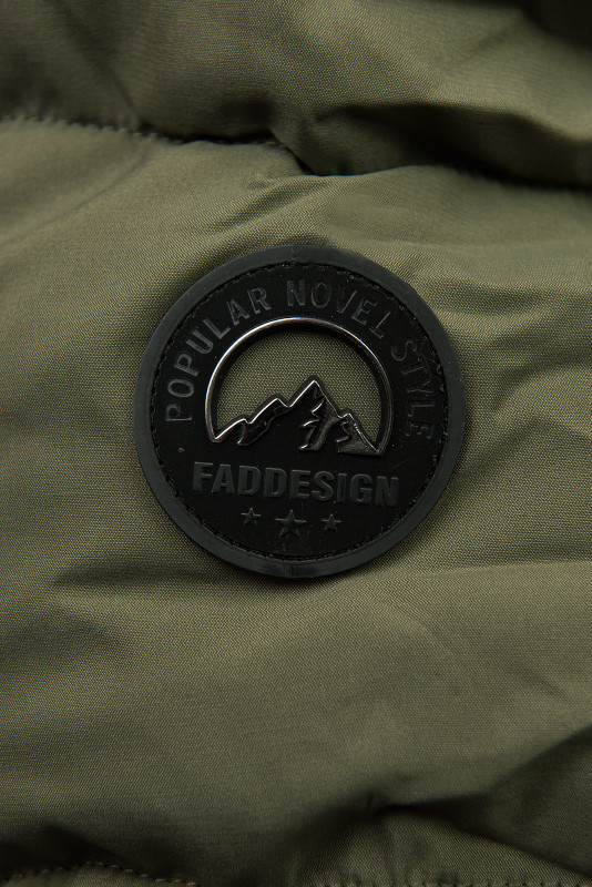Zimska jakna s kapuco SNOW khaki