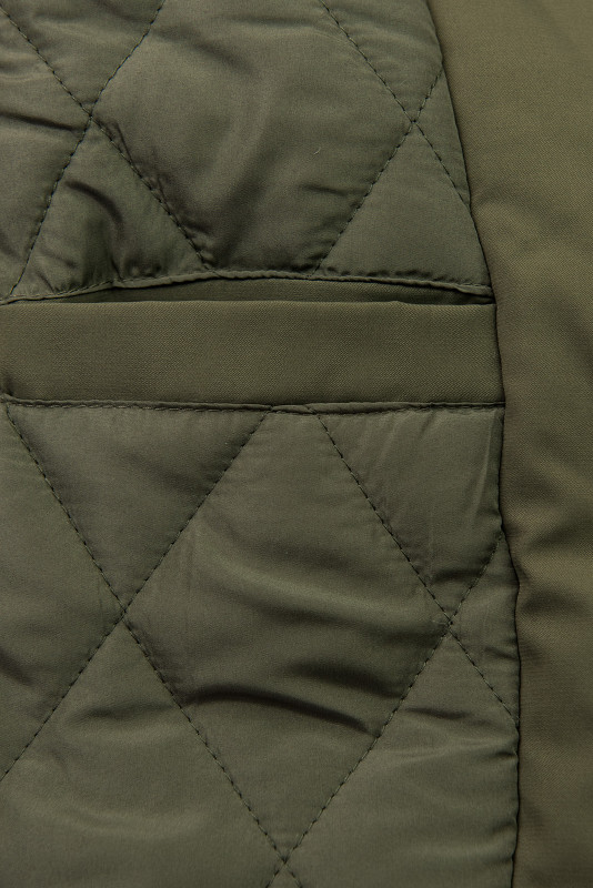 Ženska zimska parka s pasom army