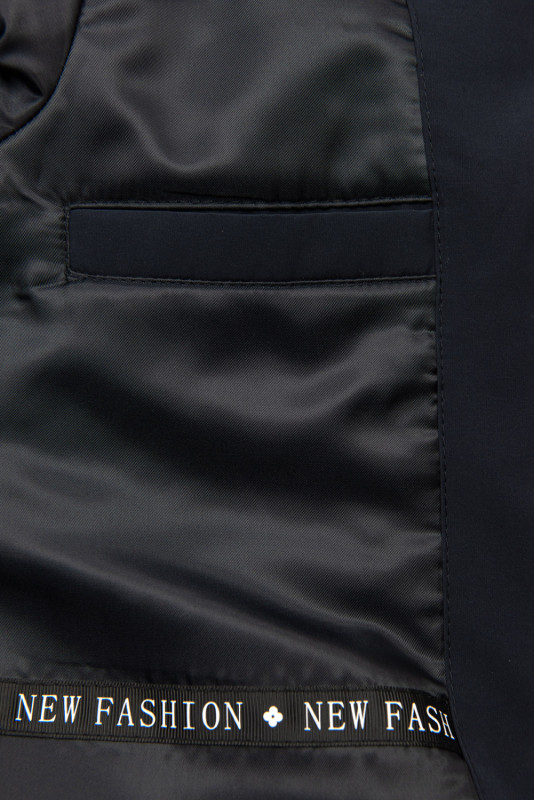 Temno modra parka FASHION