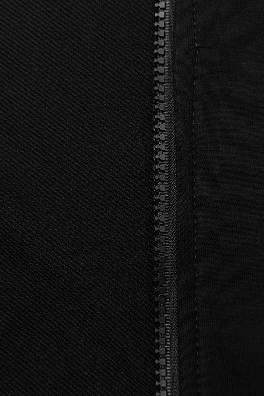Črna jopica s kapuco COLLECTION