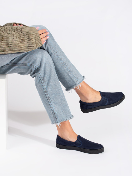 Modre slip-on teniske