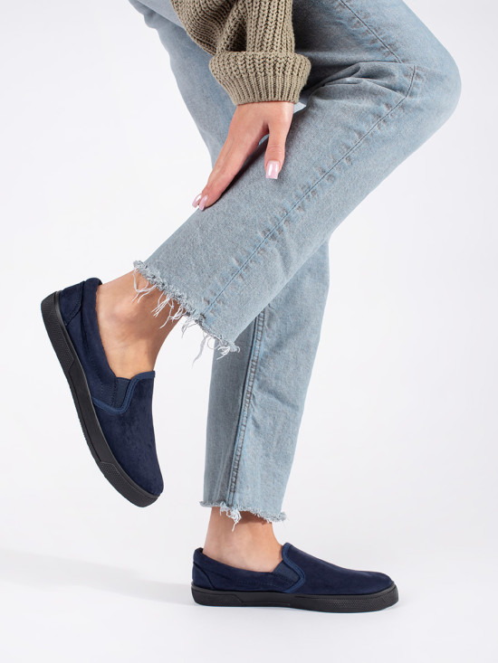 Modre slip-on teniske