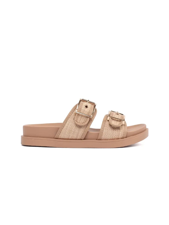 Bežne ploske sandale s sponkami