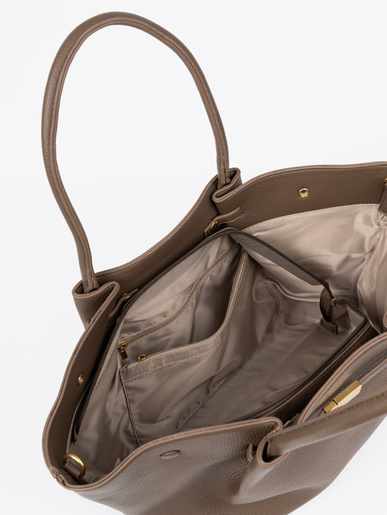 Bežna shopper torba z zadrgo