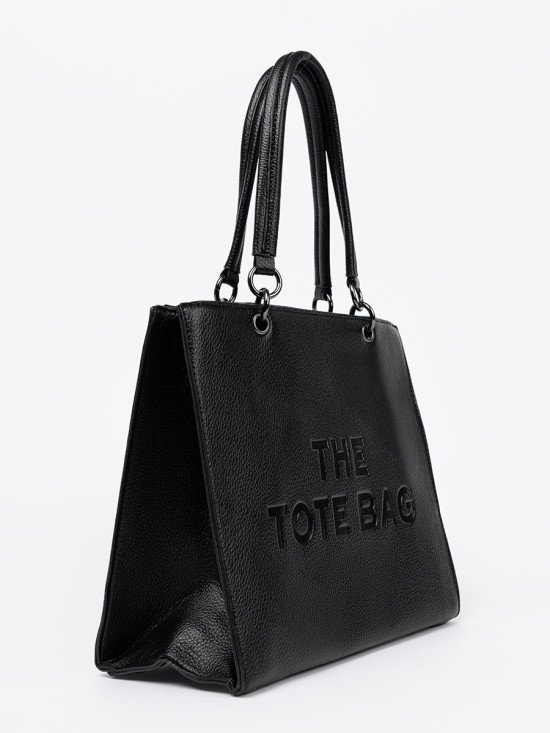 Klasična črna shopperka TOTE