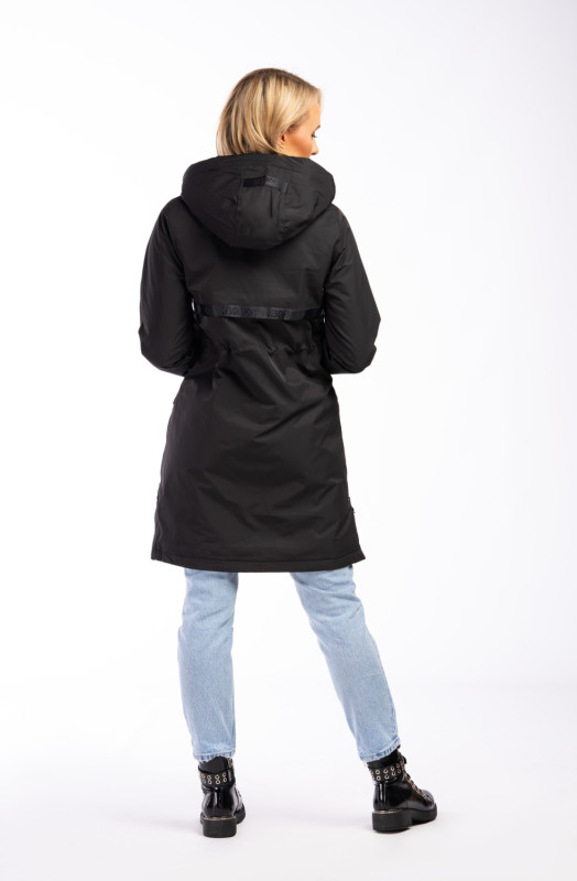Črna prehodna jakna FASHION
