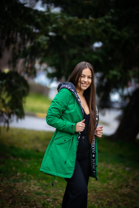 Lahka prehodna parka FASHION bež