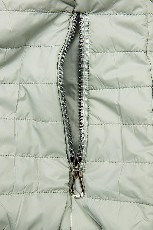 Svetlo zelena športna prehodna jakna