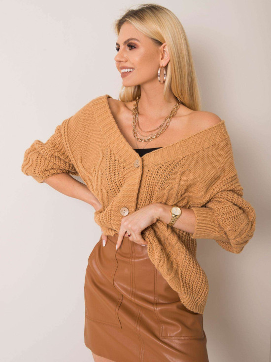Camel oversize pulover OCH BELLA