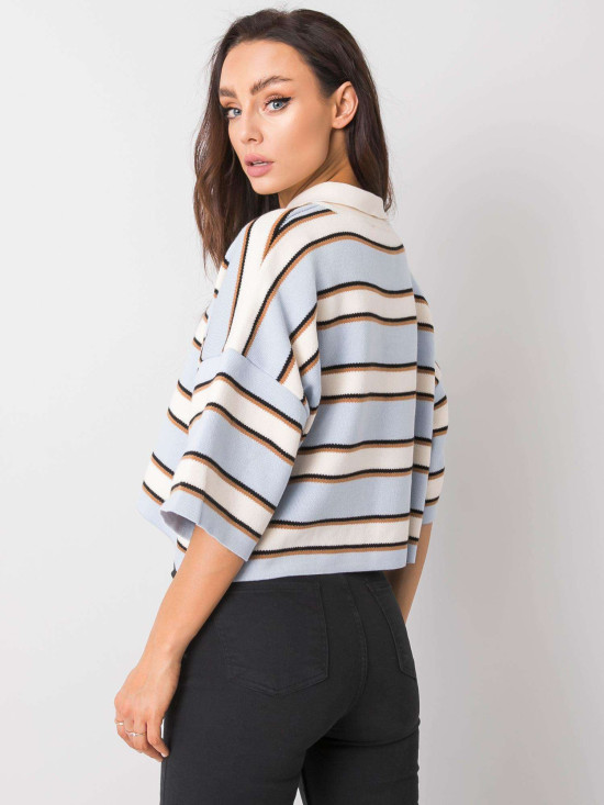 Modra prugasta bluzica RUE PARIS