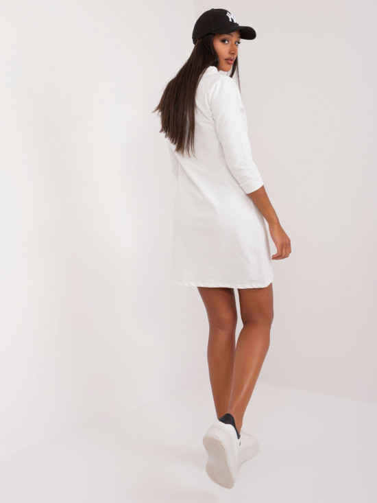 Elegantna ecru tunika s 3/4 rokavi