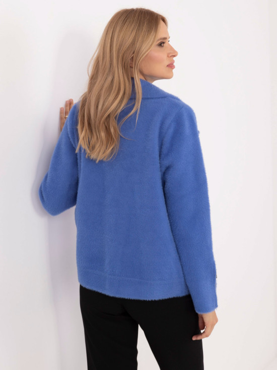 Temno modra prehodna jakna