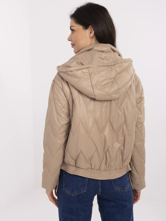 Prehodna jakna v camel barvi