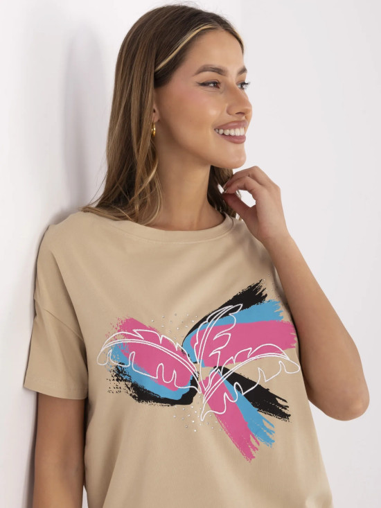 Stylish T-shirt with Application