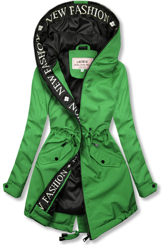 Lahka prehodna parka FASHION zelena