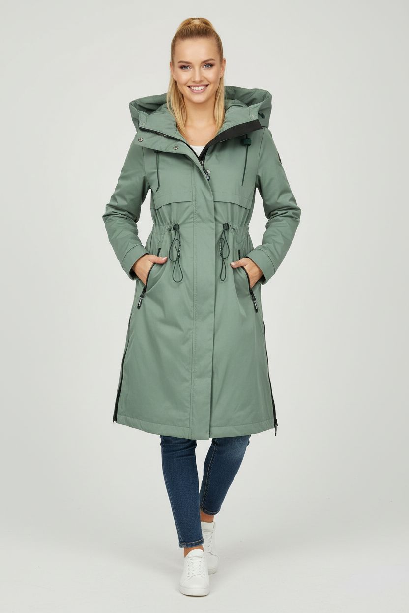 Zelena prehodna jakna FASHION