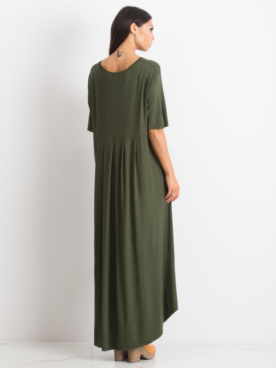 Khaki oversize obleka