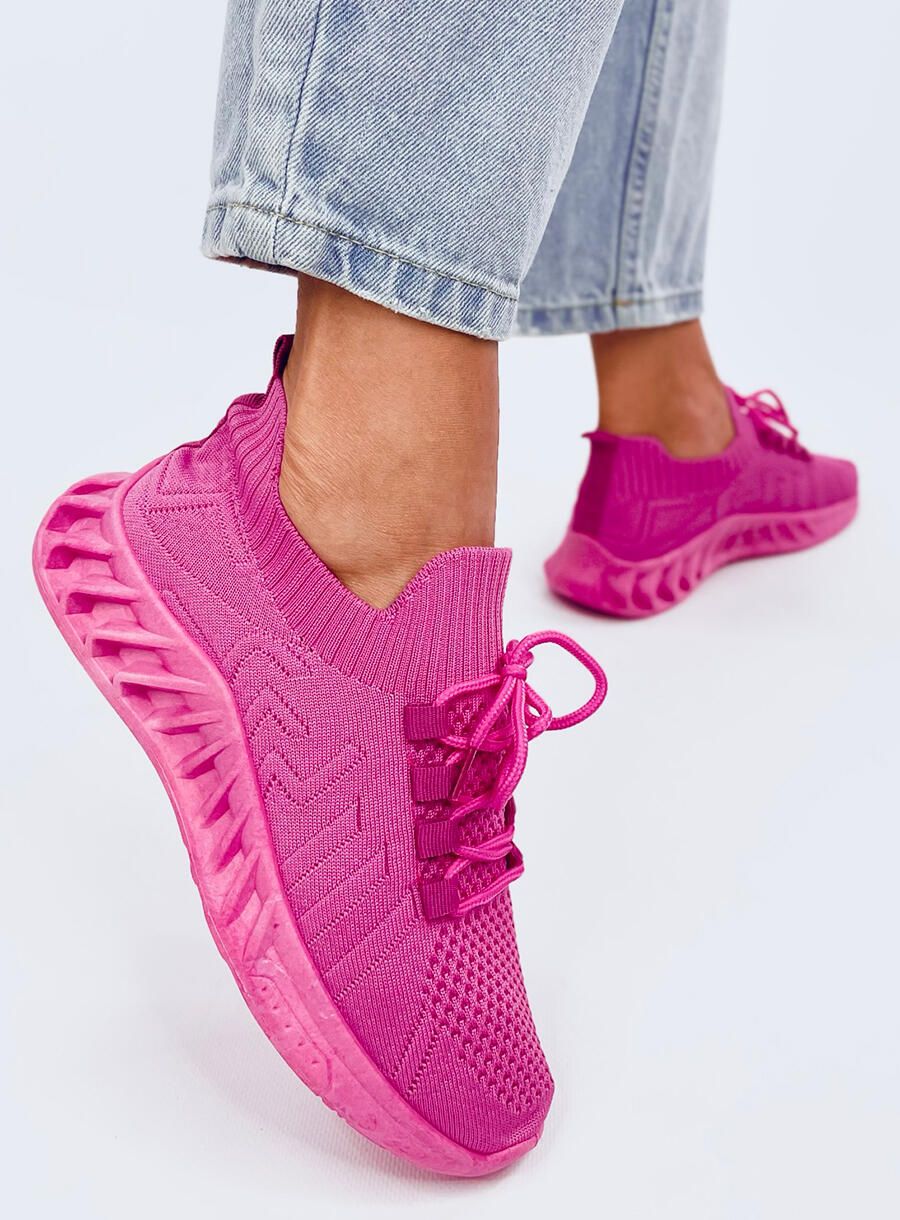 Teniske iz elastičnega blaga barve fuksije