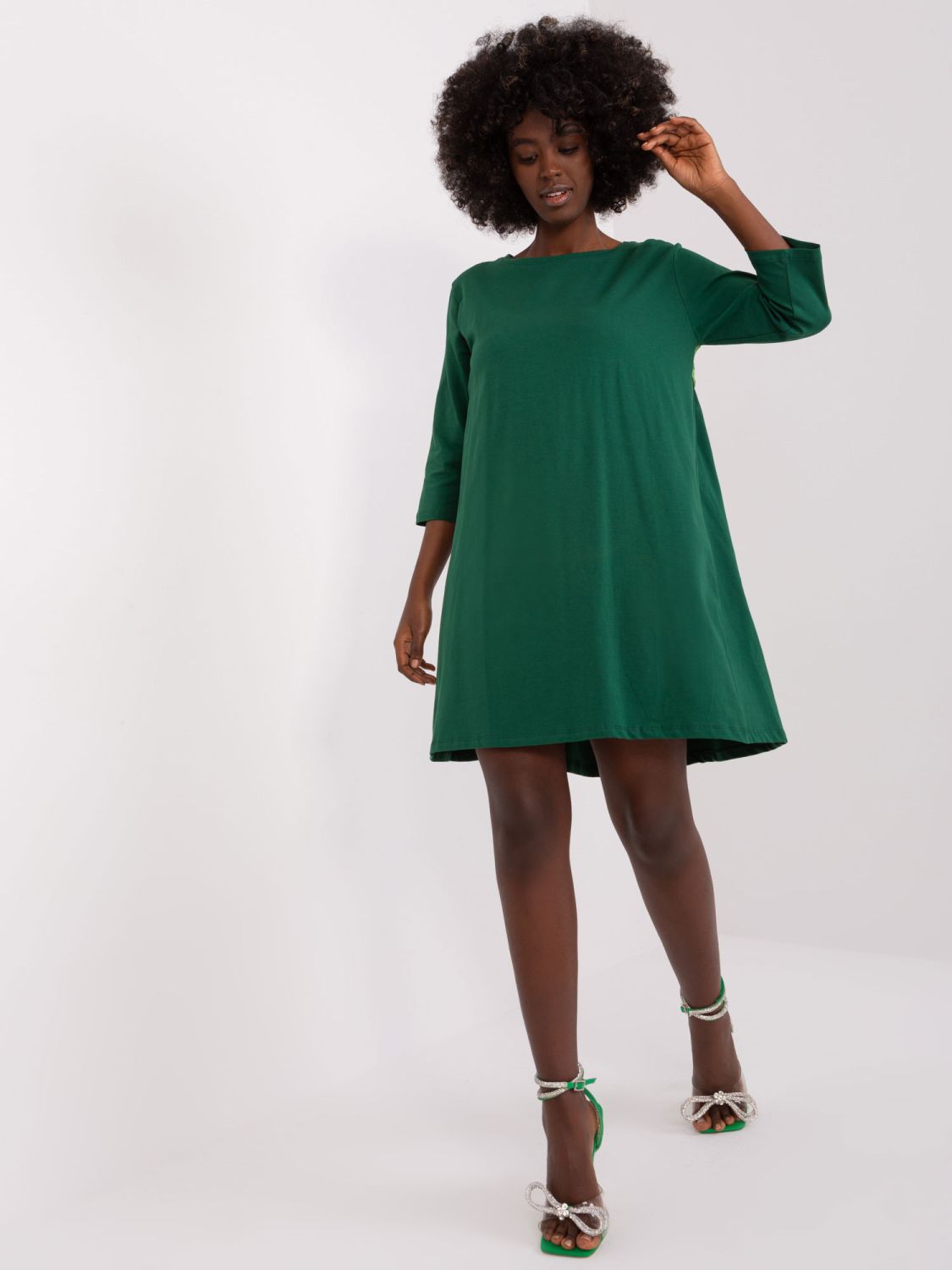Elegantna zelena obleka
