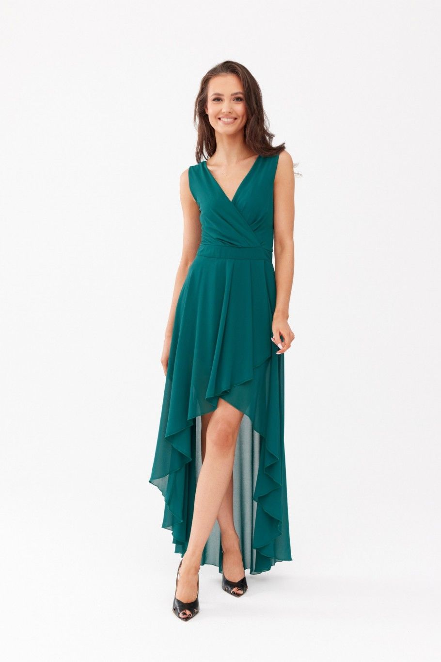 Nelly zelena maxi obleka