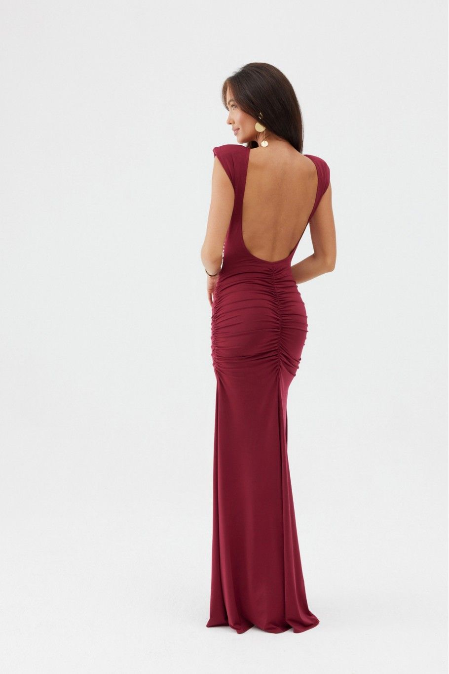 Aurelia – bordo maxi obleka