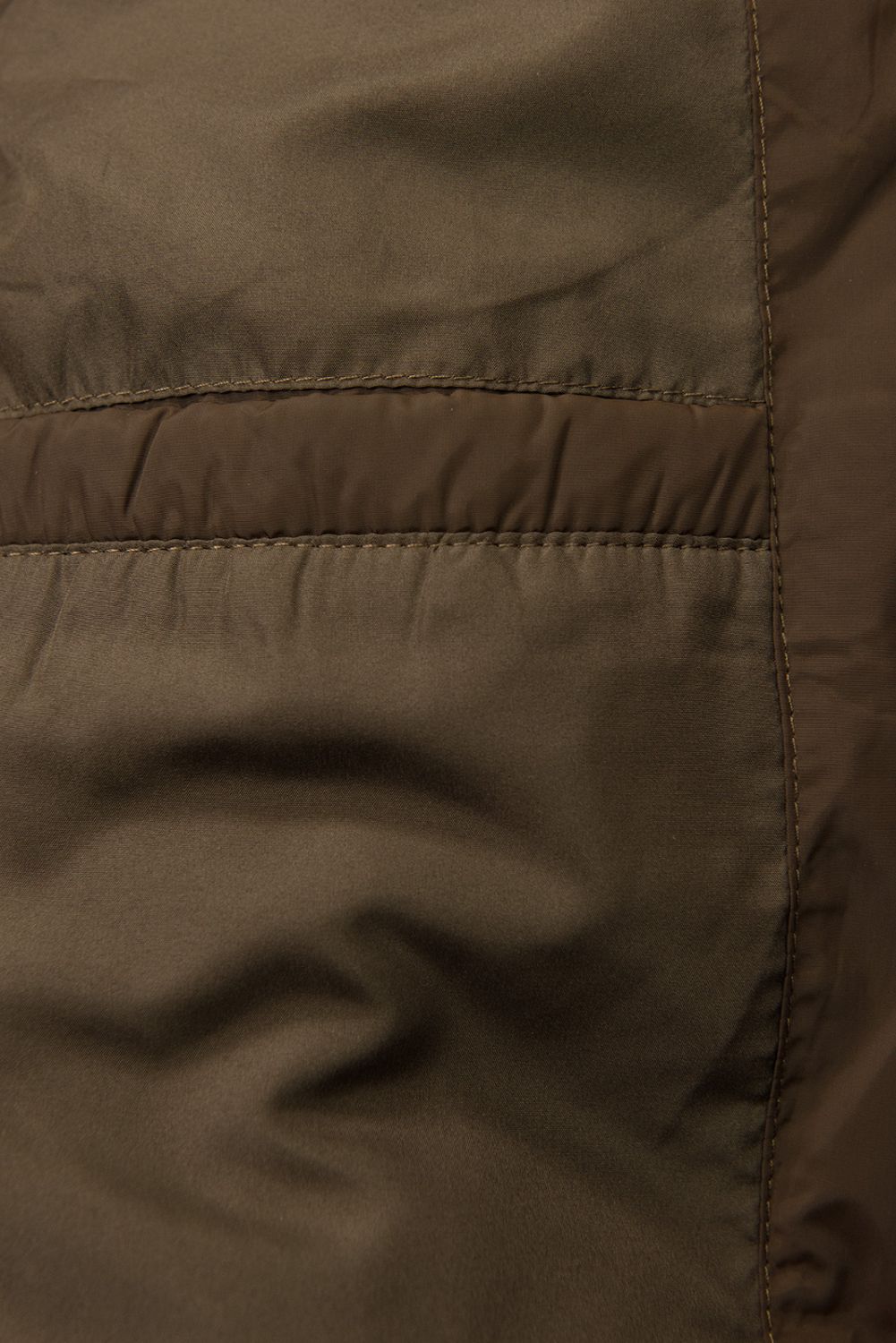 Zimska jakna s pasom in krznom rjava