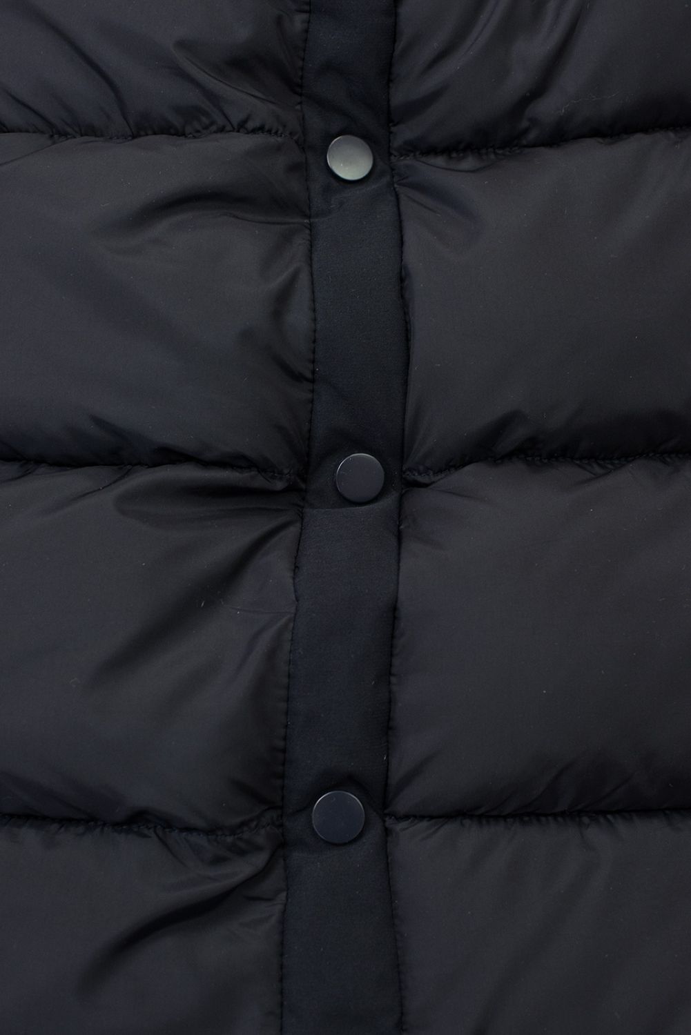 Temno modra dolga zimska jakna s krznom