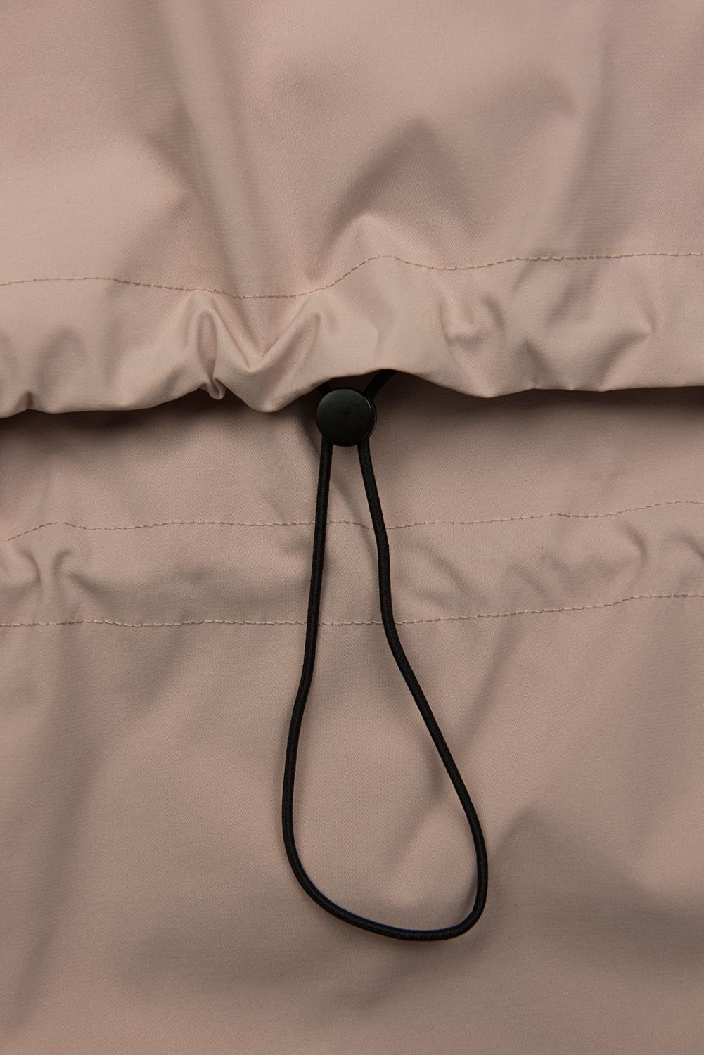 Ženska prehodna jakna s kapuco starorožnata