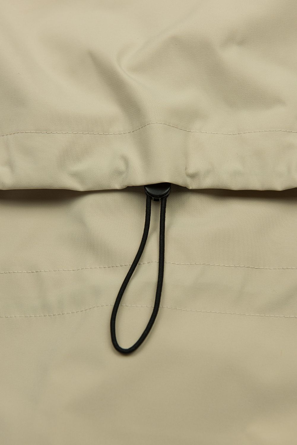 Ženska prehodna jakna s kapuco bež